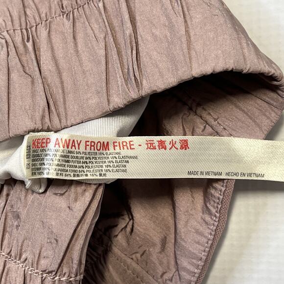 Free People Movement Shorts Womens Medium The Way Home High Rise Smocked Waist - Picture 8 of 12